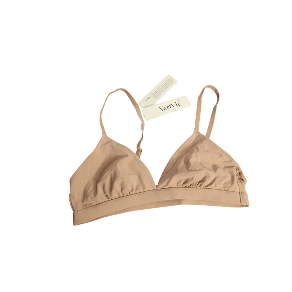 VertVie NWT Nude Triangle Bralette in Nude size S